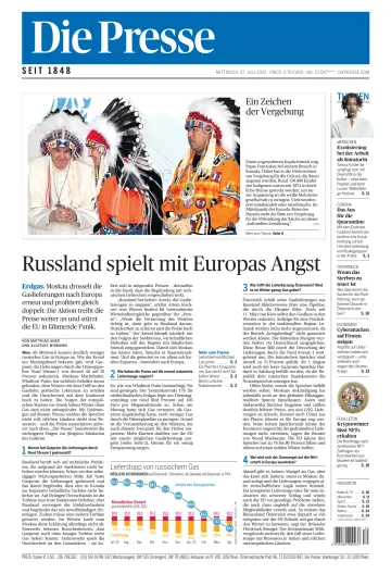 Die Presse - 27 juil. 2022