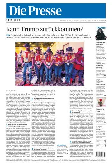 Die Presse - 10 авг. 2022