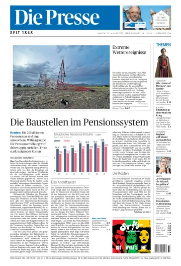 Die Presse - 20 Ağu 2022