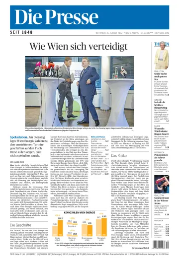 Die Presse - 31 авг. 2022