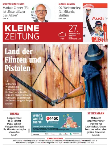 Kleine Zeitung Steiermark - 27 Nov 2023