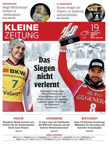 Kleine Zeitung Steiermark - 19 Feb 2024