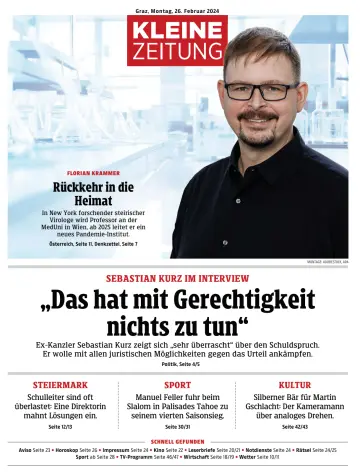 Kleine Zeitung Steiermark - 26 Feb 2024
