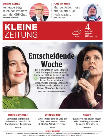 Kleine Zeitung Steiermark - 4 Mar 2024