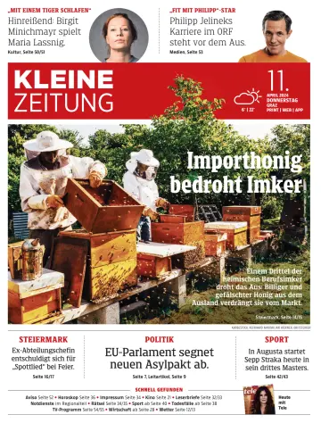 Kleine Zeitung Steiermark - 11 abril 2024