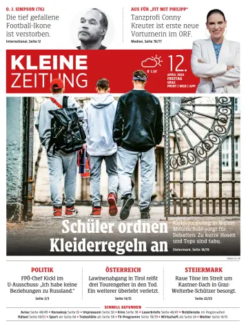 Kleine Zeitung Steiermark - 12 四月 2024