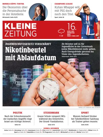 Kleine Zeitung Steiermark - 16 四月 2024