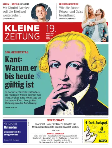Kleine Zeitung Steiermark - 19 Apr 2024