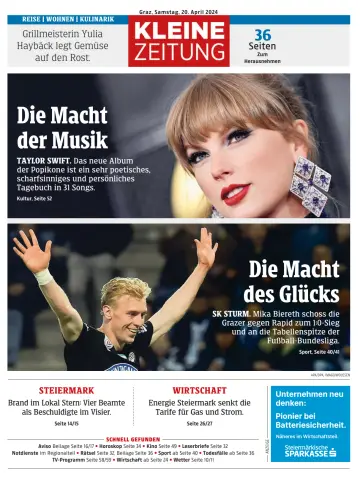 Kleine Zeitung Steiermark - 20 4月 2024