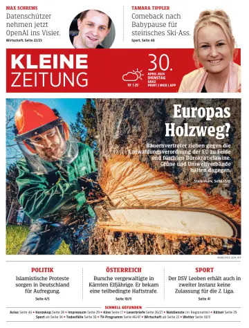 Kleine Zeitung Steiermark - 30 abril 2024