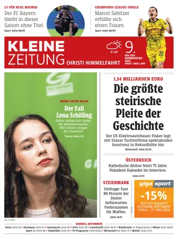 Kleine Zeitung Steiermark - 09 五月 2024