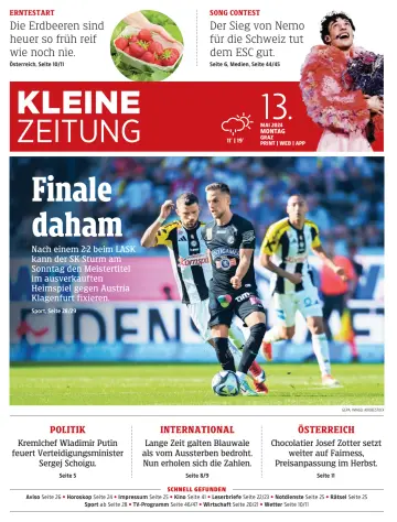 Kleine Zeitung Steiermark - 13 5월 2024