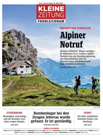 Kleine Zeitung Steiermark - 30 May 2024
