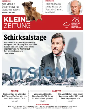 Kleine Zeitung Kärnten - 28 Nov 2023