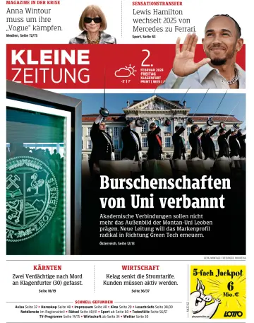 Kleine Zeitung Kaernten - 2 Feb 2024