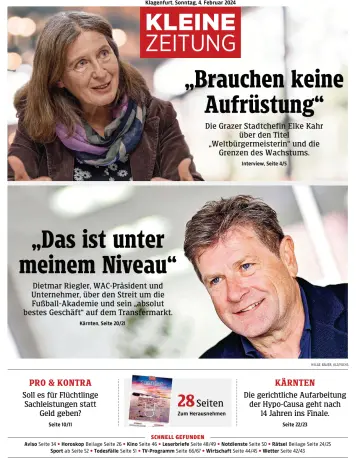Kleine Zeitung Kaernten - 4 Feb 2024