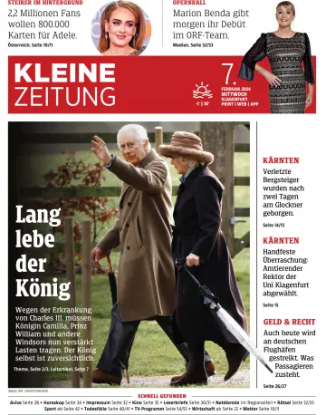 Kleine Zeitung Kaernten - 7 Feb 2024