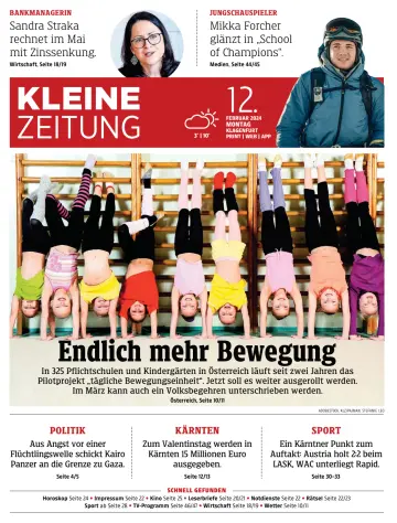Kleine Zeitung Kaernten - 12 Feb 2024