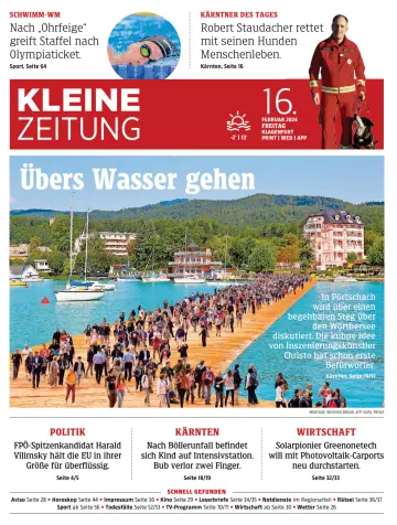 Kleine Zeitung Kaernten - 16 Feb 2024