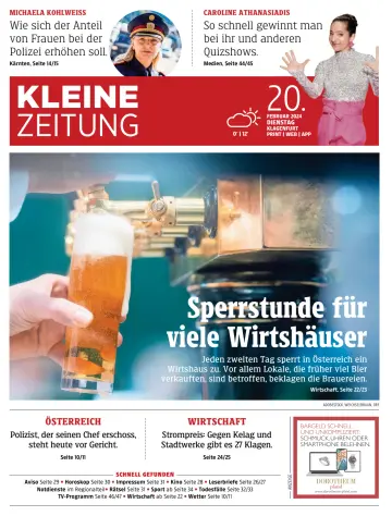 Kleine Zeitung Kaernten - 20 Feb 2024