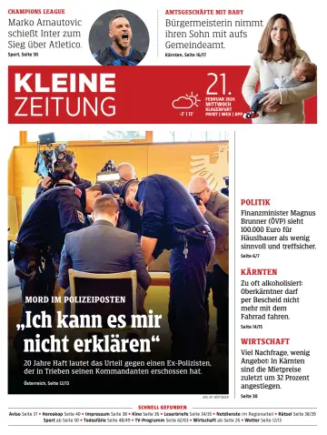 Kleine Zeitung Kaernten - 21 Feb 2024