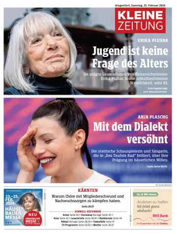 Kleine Zeitung Kaernten - 25 Feb 2024