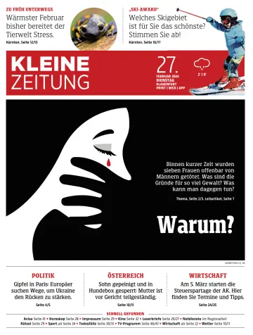 Kleine Zeitung Kaernten - 27 Feb 2024