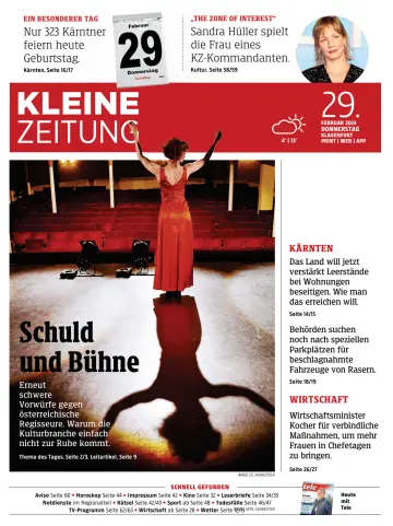 Kleine Zeitung Kaernten - 29 Feb 2024