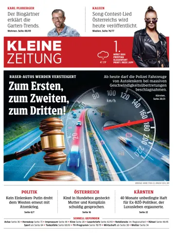 Kleine Zeitung Kaernten - 1 Mar 2024