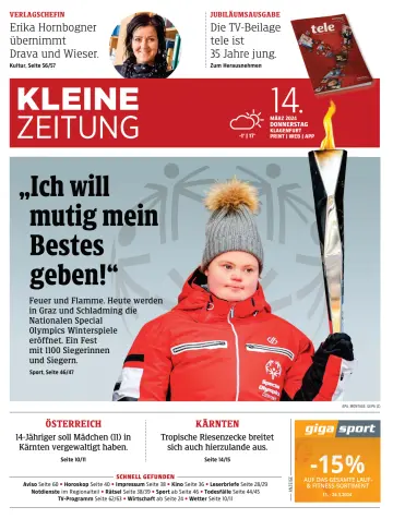 Kleine Zeitung Kaernten - 14 Mar 2024