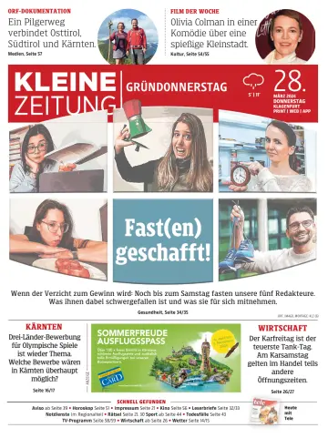 Kleine Zeitung Kaernten - 28 Mar 2024