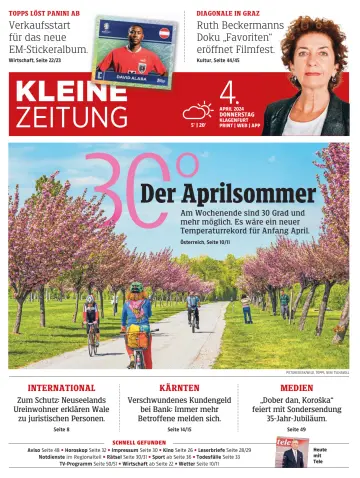 Kleine Zeitung Kaernten - 4 Apr 2024