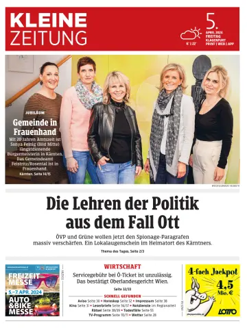 Kleine Zeitung Kaernten - 5 Apr 2024