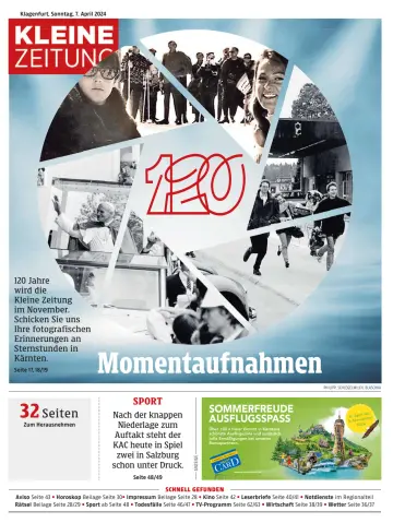 Kleine Zeitung Kaernten - 7 Apr 2024