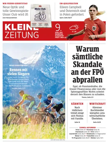Kleine Zeitung Kaernten - 9 Apr 2024