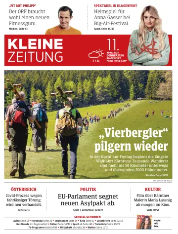 Kleine Zeitung Kaernten - 11 Apr 2024