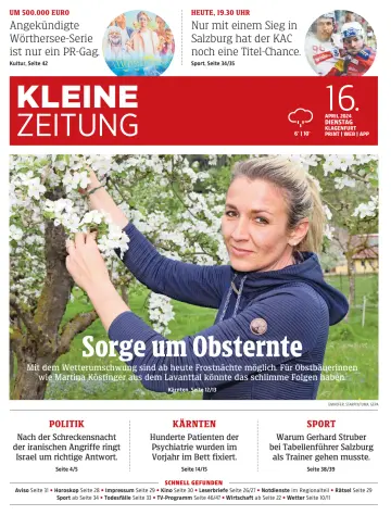 Kleine Zeitung Kärnten - 16 avr. 2024