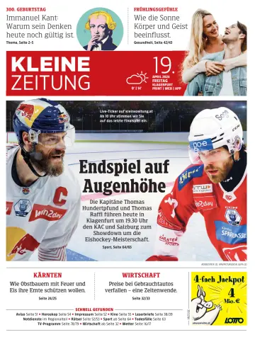 Kleine Zeitung Kärnten - 19 апр. 2024