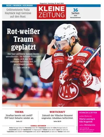 Kleine Zeitung Kärnten - 20 4月 2024