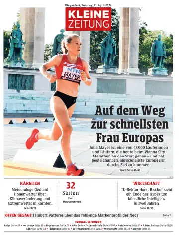 Kleine Zeitung Kärnten - 21 apr 2024