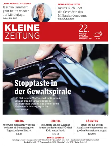Kleine Zeitung Kärnten - 22 Nis 2024