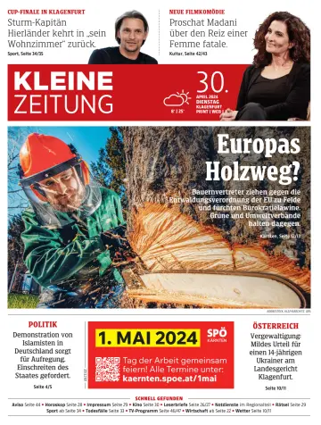Kleine Zeitung Kärnten - 30 avr. 2024