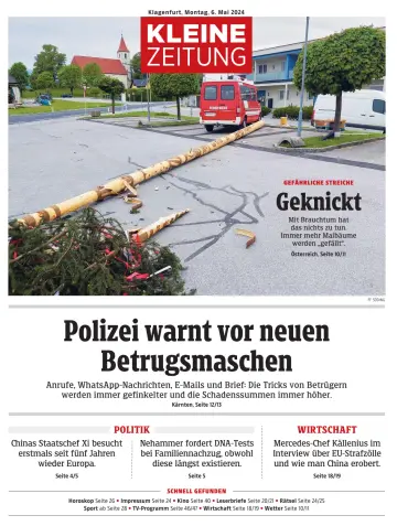 Kleine Zeitung Kaernten - 6 May 2024