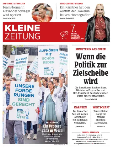 Kleine Zeitung Kärnten - 7 Ma 2024