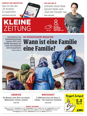 Kleine Zeitung Kaernten - 8 May 2024