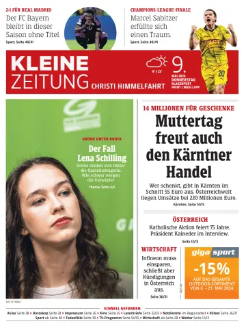 Kleine Zeitung Kärnten - 09 五月 2024