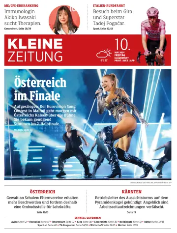 Kleine Zeitung Kaernten - 10 May 2024