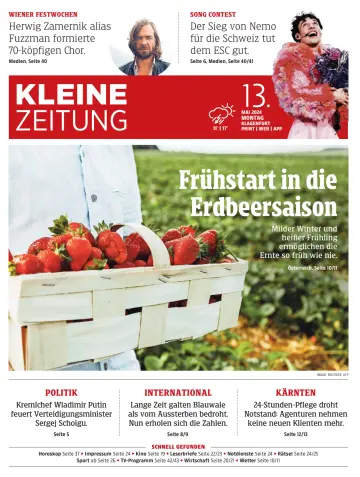 Kleine Zeitung Kärnten - 13 5월 2024