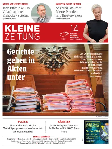 Kleine Zeitung Kaernten - 14 May 2024