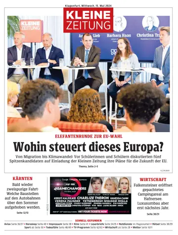 Kleine Zeitung Kaernten - 15 May 2024
